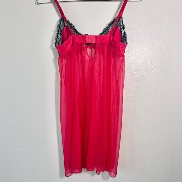Cosabella Red Mesh Babydoll Size M - Picture 2 of 5